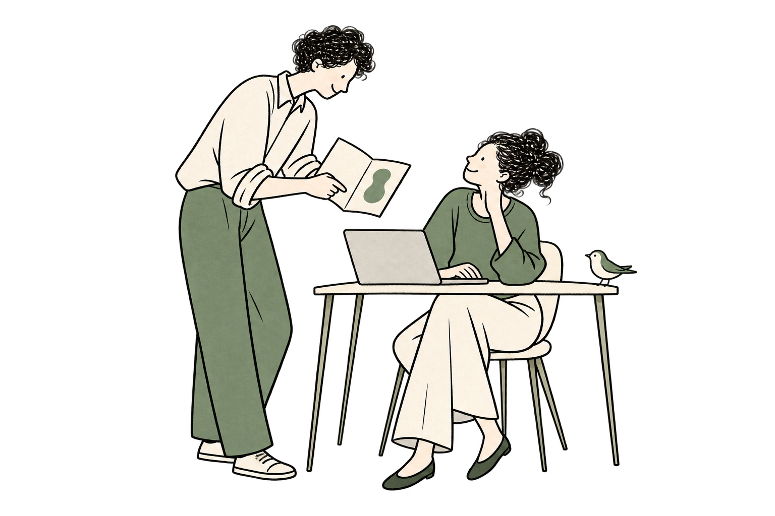 Webと冊子をかたちにする二人